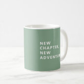 New Chapter New Adventures Sage Fun Retirement Mug コーヒーマグカップ (正面右)