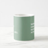 New Chapter New Adventures Sage Fun Retirement Mug コーヒーマグカップ (中央)