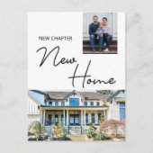 New Chapter New Home Family Custom Photo and House ポストカード (正面)