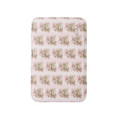 New Chapter Pink Bow Stripes バスマット (正面縦)