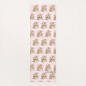 New Chapter Pink Bow Stripes ヨガマット (裏面)