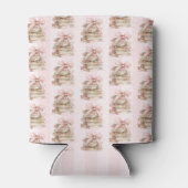 New Chapter Pink Bow Stripes 缶クーラー (裏面)