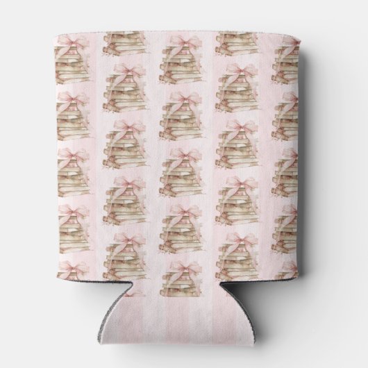 New Chapter Pink Bow Stripes 缶クーラー (裏面)