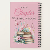 New Chapter Pink Storybook Guest Book Baby Shower ノートブック (裏面)