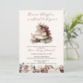 New Chapter Rustic Winter Storybook Bridal Shower 招待状 (スタンド正面)