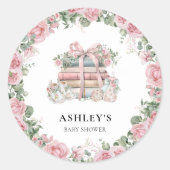 New Chapter StorybookフローラBaby Shower ラウンドシール (正面)