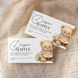 New Chapter Storybook Baby Shower Diaper Raffle エンクロージャーカード