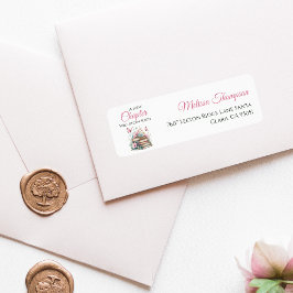 New Chapter Storybook Book Baby Shower Address ラベル