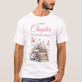 New Chapter Storybook Book Baby Shower Daddy Tシャツ