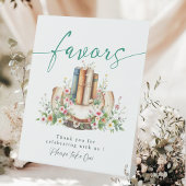 New Chapter Storybook Favors Bridal Shower Sign 台座サイン