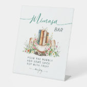 New Chapter Storybook Mimosa Bar Bridal Shower  台座サイン (正面)