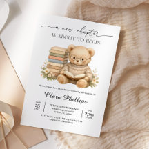 New Chapter Teddy Bear Storybook Baby Shower