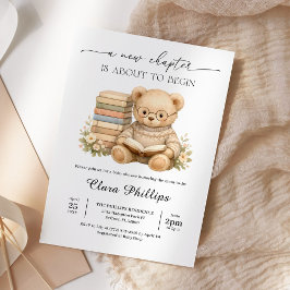 New Chapter Teddy Bear Storybook Baby Shower 招待状