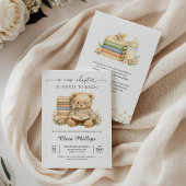 New Chapter Teddy Bear Storybook Baby Shower 招待状