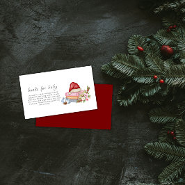 New Chapter Winter Floral Books For Baby Shower  エンクロージャーカード