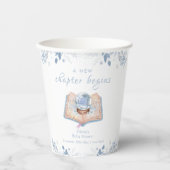 New Chapter Winter Floral Snowball Baby Shower  紙コップ (正面)