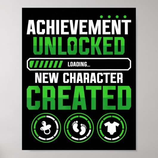 New Character D Gamer Pregnancy Announcement  ポスター (正面)