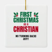 NEW CHRISTIAN FIRST CHRISTMAS セラミックオーナメント (裏面)