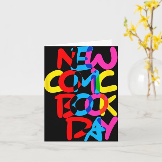 New Comic Book Day (overlap)  カード (黄色い花)