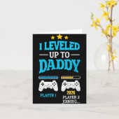 New Dad Fathers Day Leveled Up To Daddy 2026 Level カード (黄色い花)