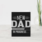 New Dad In Progress Expectant Fathers  カード (正面)