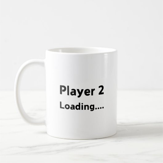 NEW dad Player 2ビデオゲーム | コーヒクールーカップ コーヒーマグカップ (左)