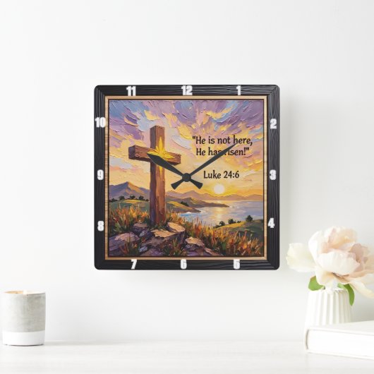 New Dawn: Victory Over Death スクエア壁時計 (ホーム)