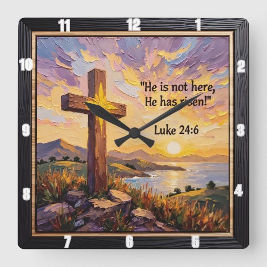 New Dawn: Victory Over Death スクエア壁時計 (正面)