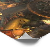 "New Deal" WPAアールデコバナーキャンバス印刷 ポスター (角)