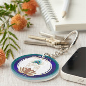 New Delhi India キーホルダー (正面右)