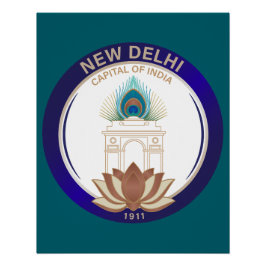 New Delhi India ポスター