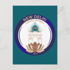 New Delhi India ポストカード