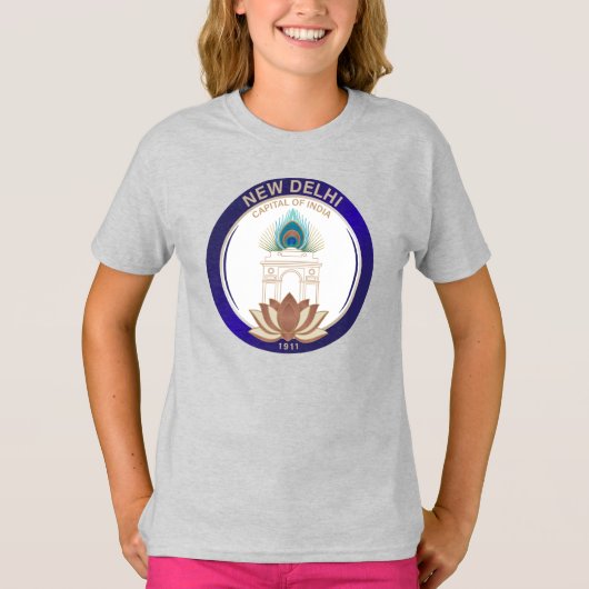 New Delhi India Tシャツ (正面)