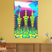 New Dimensions Beckon - Ken Gage Art キャンバスプリント (インサイチュ (リビング))