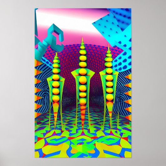 New Dimensions Beckon - Ken Gage Art ポスター (正面)
