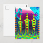 New Dimensions Beckon - Ken Gage Art ポストカード (正面/裏面)