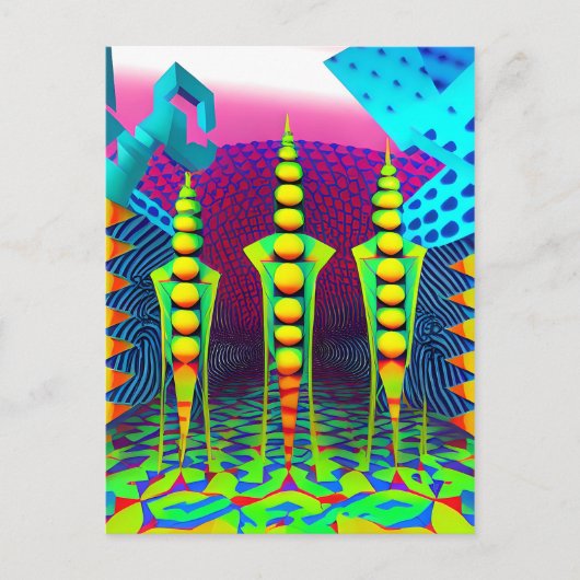 New Dimensions Beckon - Ken Gage Art ポストカード (正面)