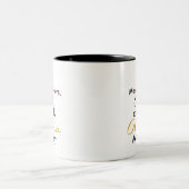 New Doctor PhD Graduation Mug Gift Custom Name  ツートーンマグカップ (中央)