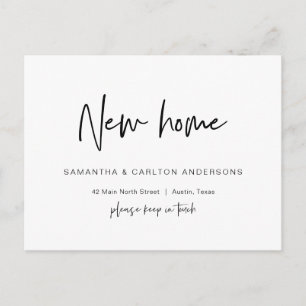 New Dream Home Addressのお知らせモダン, Postc ポストカード