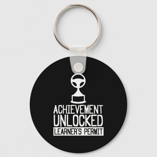 New Driver Learner Permit Driving School - Driver' キーホルダー (正面)