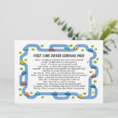 New Driver Survival Kit | Funny Driving シーズンカード (スタンド正面)