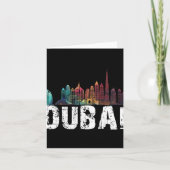 New Dubai Love Skyline Uni For Holidays In Dubai  カード (正面)