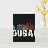 New Dubai Love Skyline Uni For Holidays In Dubai  カード (黄色い花)