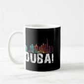 New Dubai Love Skyline Uni For Holidays In Dubai  コーヒーマグカップ (左)