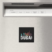 New Dubai Love Skyline Uni For Holidays In Dubai  マグネット (インサイチュ (食洗機))