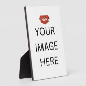 NEW!Easel 5x7を搭載した卓上プラーク – カスタム フォトプラーク (側面)