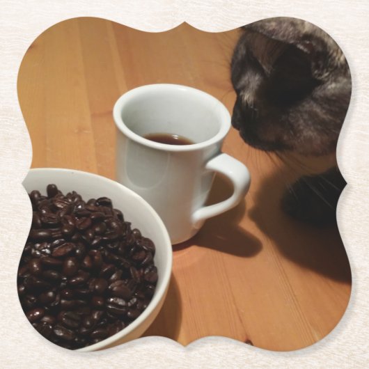 NEW Editor Cat Coaster by RoseWrites ペーパーコースター (正面)