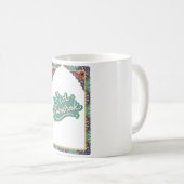 New Eid Mubarak Elegant Turkish Green Mug コーヒーマグカップ (正面右)