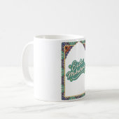 New Eid Mubarak Elegant Turkish Green Mug コーヒーマグカップ (正面左)