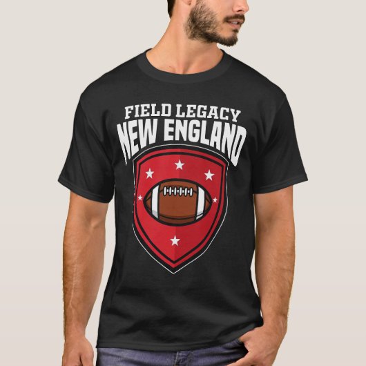 NEW ENGLAND FIELD LEGACY - NEW ENGLAND FOOTBALL Tシャツ (正面)